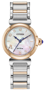 Citizen EM1136-87D Mae Two Tone Ladies Watch - White